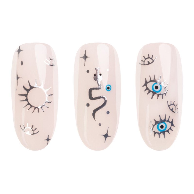 Adesivi per unghie - Boho Silver